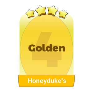 MMOJUGG Monopoly Go Honeyduke's 4 Stars-S18-4 Details View of Item Function and Use